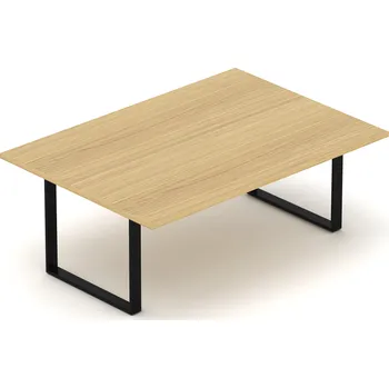 Jednací stůl Konferenční stůl EPIC (více os.), 240cm, ocelová podnož O, (deska v celku) (Konferenční stůl pro více osob, 240cm, ocelová podnož O)