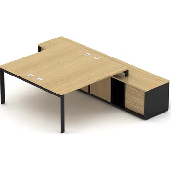 Kancelářská sestava Kancelářská sestava EPIC Z19 U pro dvě osoby (Sestava s délkou stolu 120cm a délkou komod 280cm)