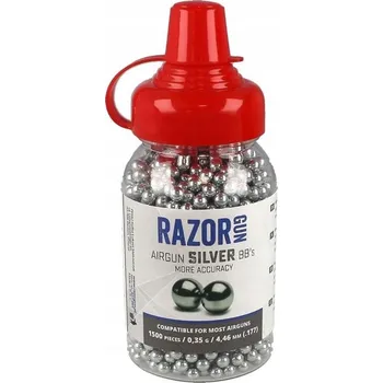 Diabolka Broky BB RazorGun cal.4,46mm 1500ks stříbrné dóza