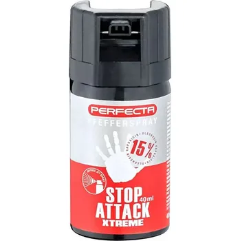 Obranný sprej Pepřák PERFECTA stop attack EXTREME 40ml červený
