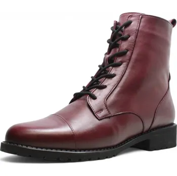 Dámská zimní obuv DÁMSKÉ KOTNÍKOVÉ BOTY WILD 077-46498 BORDOVÁ BORDOVÁ Barva: BORDOVÁ, Velikost: 38