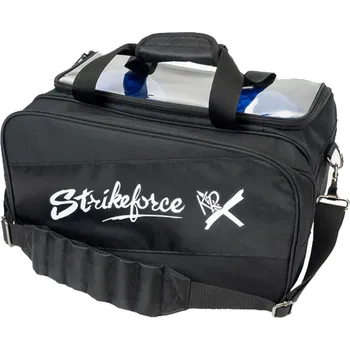 Taška na bowlingovou kouli TAŠKA NA 2 KOULE NOSIČKA S PROSTOREM NA BOTY KR ČERNÁ