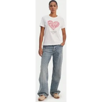 Oblečení a móda Desigual T-Shirt 26SWTK06 Bílá Regular Fit XS