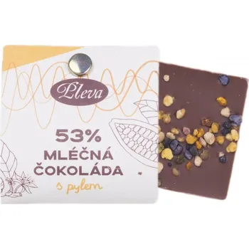 Bonbon Pleva Mléčná čokoláda s pylem 53%