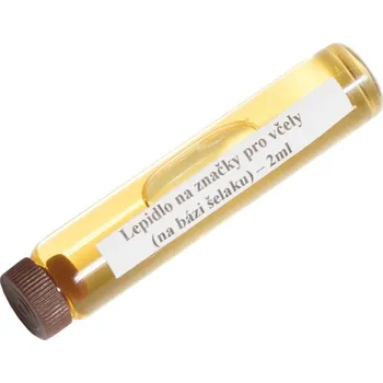 Lepidlo na opalitové značky pro včelí matky