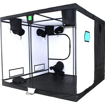 Pěstební box BudBox Titan+ (240x240x200 cm) bílý