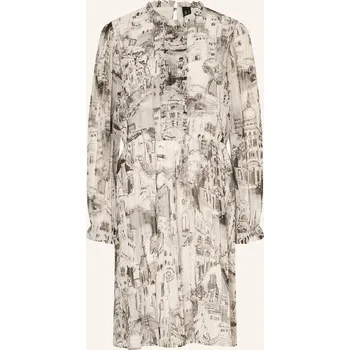 Dámské šaty Marc Cain Dámské Šaty S Volánky, 182 smoke, 42