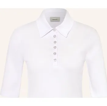 Dámská košile Gestuz Dámské Jerseyové Polo Tričko Gzdrew, bílá, 36