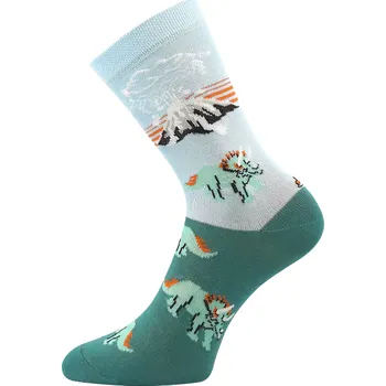 Chlapecké ponožky zelené Dino Fuski Boma Voxx