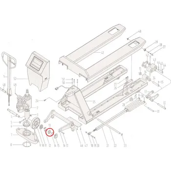 Paletový vozík Pružný kolík MV2013