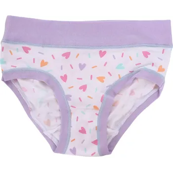 Dívčí spodní prádlo Dívčí kalhotky Cotonella s širokou gumou AB2981H100 lila velikost 12