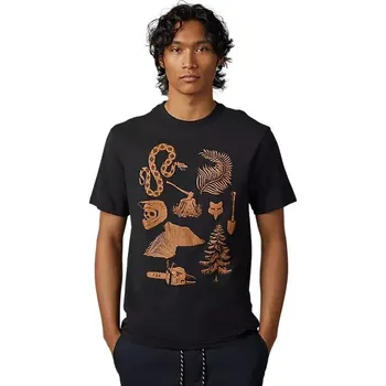 cyklistický dres FOX Track Beast Premium Tee triko black, XL