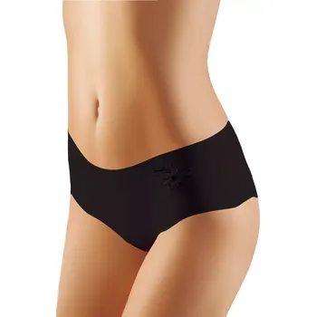 Dámské spodní prádlo Dámské laserové kalhotky Flower Emili Barva/Velikost: černá / M/L