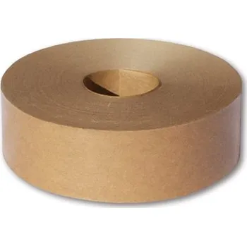 Lepicí páska Lepicí páska - papírová, vlhčitelná, hnědá, 25 mm x 50 m, 1 ks