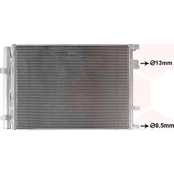 Ventilátor topení a klimatizace Kondenzátor klimatizace VAN WEZEL 82015732