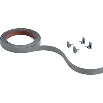 Nábytkové kování HETTICH SLIDELINE M barevná sada pro přední profil 16mm stříb., 4000 mm