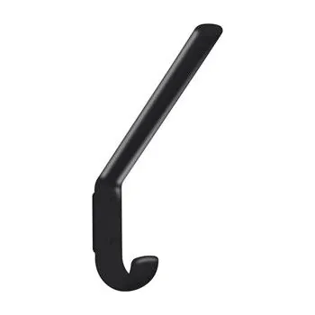 Věšák Věšák HEWI 477.90.070 šířka 22 mm, výška 163 mm, polyamid černá lesklá