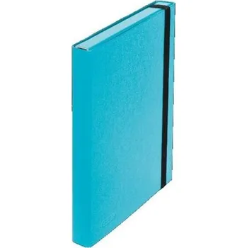 Archivační box Box na spisy Emba - A4, s gumičkou, modrý