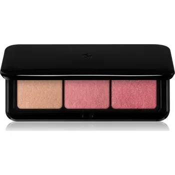 Bronzer KIKO Milano Multi Finish Trio bronzer a tvářenka odstín 02 - Mauve 7 g