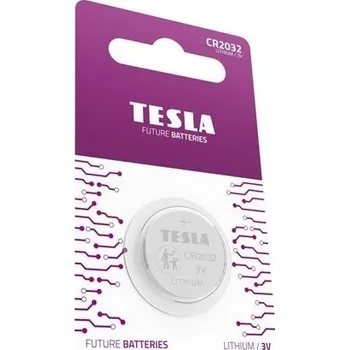 Článková baterie Knoflíková baterie Tesla - 3V, CR2032, 1 ks