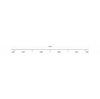 KOVIAN, s.r.o. Madlo ø 42.4mm, L-4750mm, broušená nerez AISI316