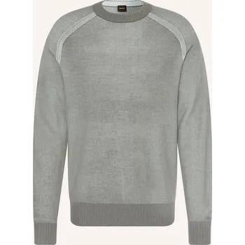 Pánské oblečení Boss Pánský Svetr Akajer, tmavě šedá / světle šedá, S