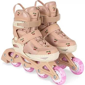 Kolečkové brusle Dětské kolečkové brusle Konges Sløjd LIGHT UP ROLLER SKATES KS104417.9BYA oranžová 32X, vel. 26/31