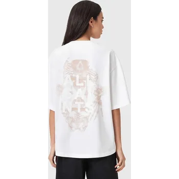 Pánské tričko Bavlněné tričko AllSaints TEMPUS W139JE bílá 00X, vel. S