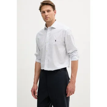 Pánská košile Bavlněná košile Polo Ralph Lauren 712969006 bílá 00X, vel. XL