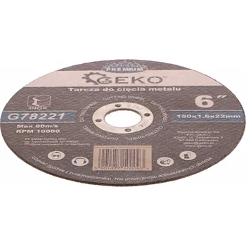 Dílna GEKO Kotouč řezný na kov, 150x1,6mm GEKO