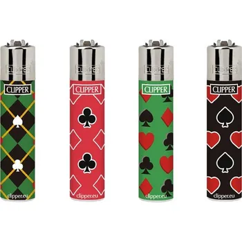 Zapalovač Zapalovač Clipper Classic Micro CP22R Poker Game