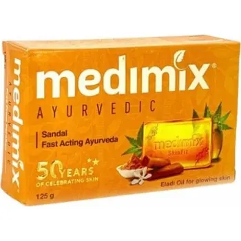 Mýdlo Ajurvédské mýdlo se santalovým dřevem (na pleť s nedokonalostmi) Medimix 125g