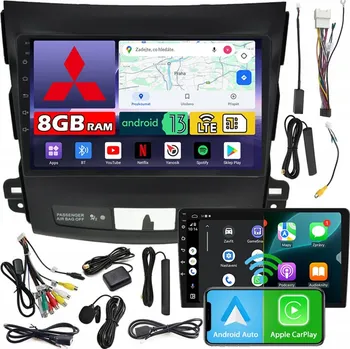 Autorádio Autorádio NCS ZQ9 Mitsubishi Outlander II 2006-2012 Android Navigace 8GB LTE