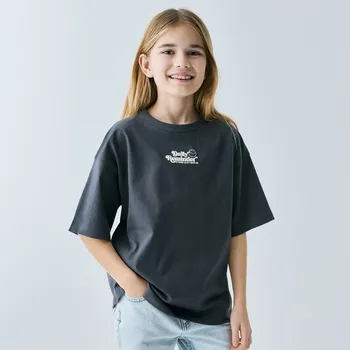 Dětská móda Reserved - Tričko SmileyWorld® - tmavě šedá - 000HU-90X - 000HU-90X-164