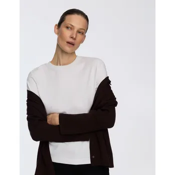 Dámské tričko Reserved - Tričko z&nbsp;mercerované bavlny - bílá - 2292T-00X - 2292T-00X-M-9