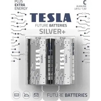 Článková baterie Alkal. baterie Tesla SILVER+ LR14, typ C, 2 ks