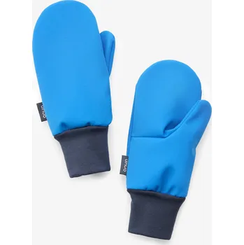 Rukavice unuo Dětské softshellové rukavice s fleecem Tap, Modrá Velikost: S