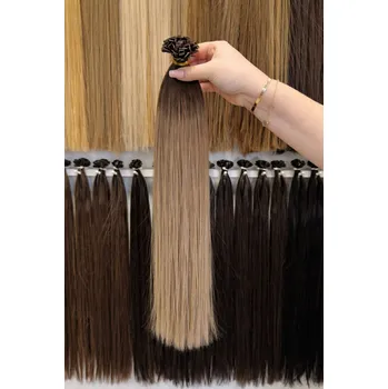 Příčesek Evropské vlasy, OMBRÉ R2/D18, 50 cm