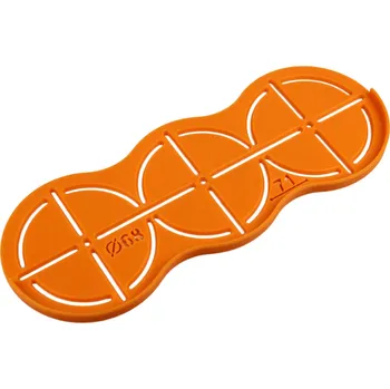 Elektroinstalační krabice Šablona na elektroinstalační krabice 68, oranžová