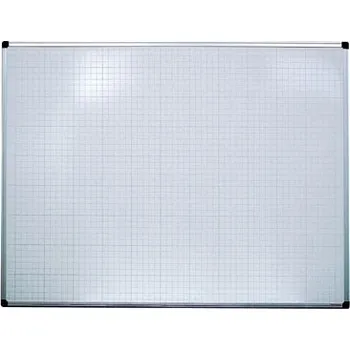Kancelářský nábytek Tabule magnetická s rastrem Bi-Office - 90 x 120 cm, emailová
