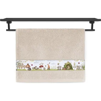 Dětský ručník RUJANA 30x50 Kouzelná louka béžový 400g