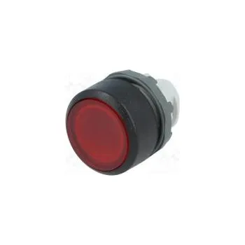 vypínač Přepínač tlačítkový 1-polohové 22mm červená Podsv MLB-1 IP66