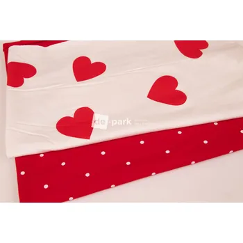 Balíček č.1337 - Teplákovina - Srdíčka a puntíky