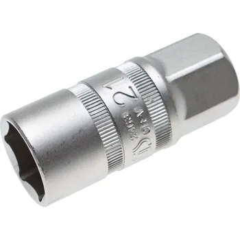 Zapalovací a žhavicí svíčka BGS 2463, Nástrčná hlavice na zapalovací svíčky s magnetem, šestihranná | 12,5 mm (1/2") | 21 mm