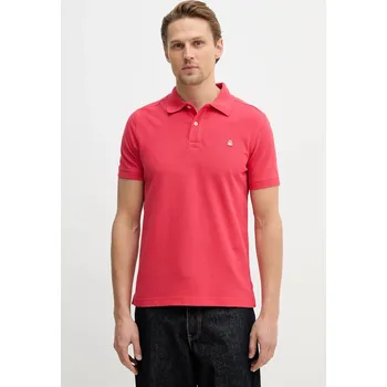 Pánská móda Bavlněné polo tričko United Colors of Benetton 3089J3179. červená 33X, vel. L