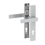 KOVIAN, s.r.o. Hliníková sada se štítem klika/klika, stříbrná