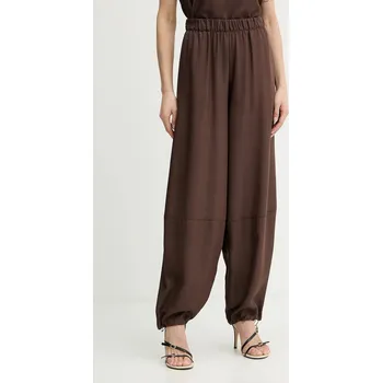 Dámské kalhoty Kalhoty Simona Corsellini P26CPPA00301 hnědá 89X, vel. 34