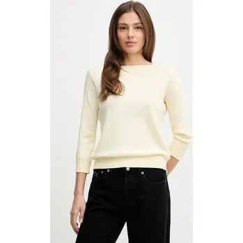 Pánský svetr Bavlněný svetr United Colors of Benetton 1C19D10G1 žlutá 10X, vel. XL