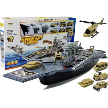 autíčko Vojenská letadlová loď s vozidly s průměrem 86 cm