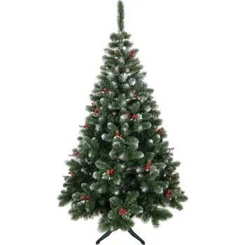 Vánoční stromek Umělý vánoční stromek alpská borovice s koblihami 220 cm